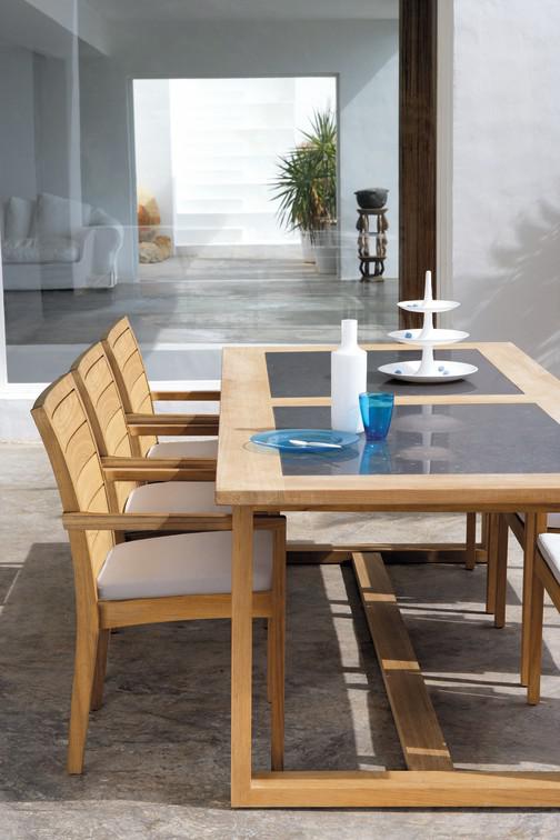 Обеденный стол teak 180см x 90см Manutti Siena MNST861 - Вид №6