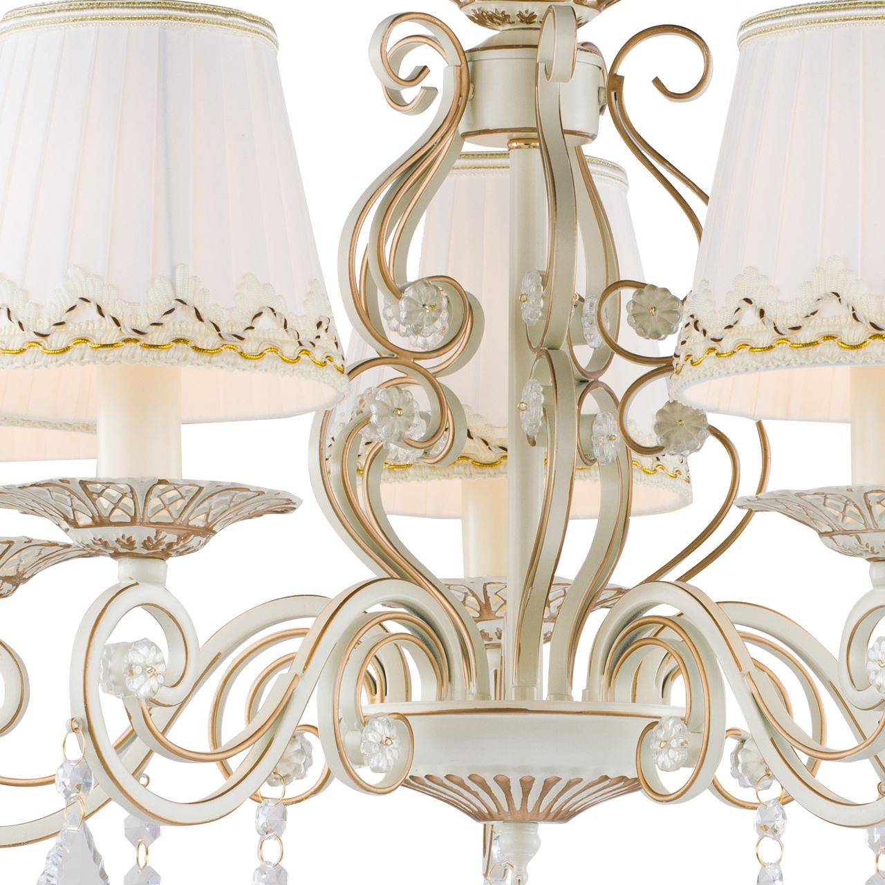 Подвесная люстра Favourite Musa 1734-5P FAVOURITE ДИЗАЙНЕРСКИЕ, MUSA 057175 Белый  - Вид №3