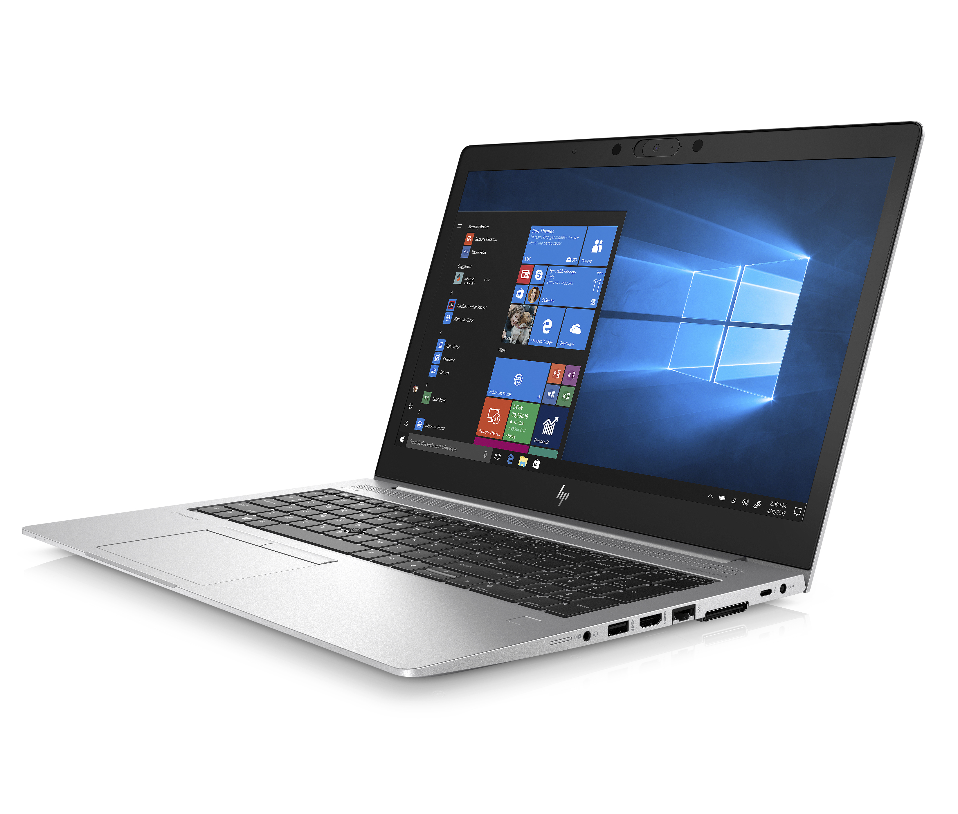 6XE20EA#ACB elitebook 850 g6 15.6"(1920x1080)/intel core i7 8565u(1.8ghz)/16384mb/512ssdgb/nodvd/int:intel hd graphics 620/lte/3g/50whr/war 3y/1.78kg/silver/w10pro + ir cam HP Santreyd  - Вид №2