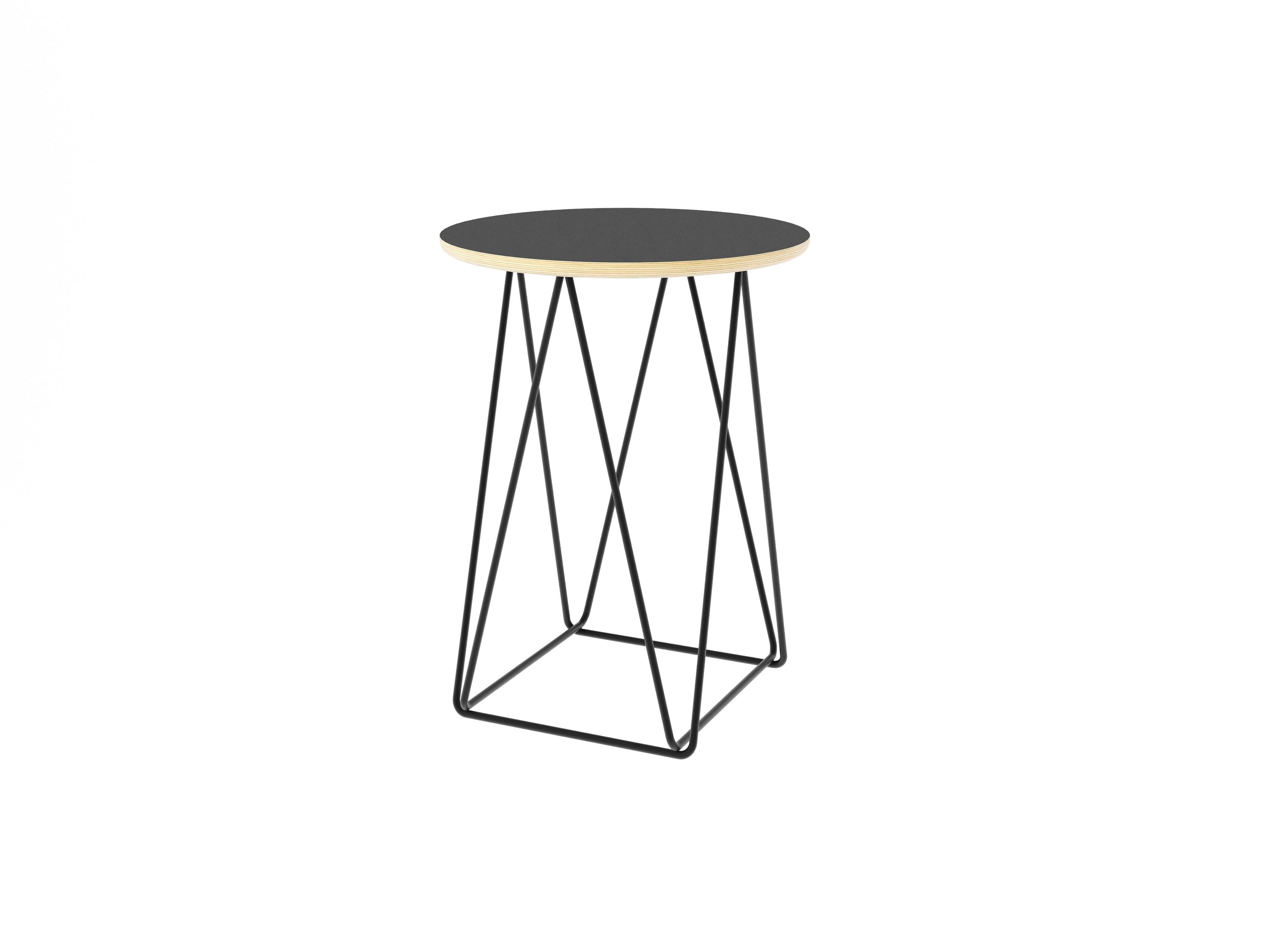 Круглый металлический журнальный столик Müller Small Living LUNA ARCH-00068812