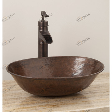 Смесители и Раковины 01070-190-039 Stafford Vessel Faucet -Weathered Copper Ambella 