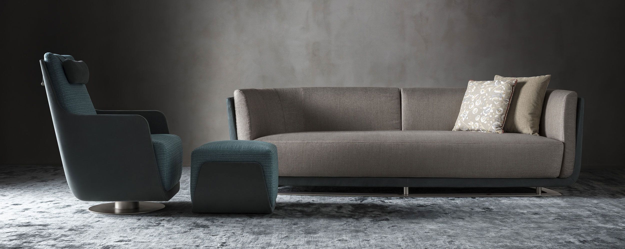 Кожаное вращающееся кресло с подлокотниками OAK New York Suite ARCH-00110937 - Вид №7