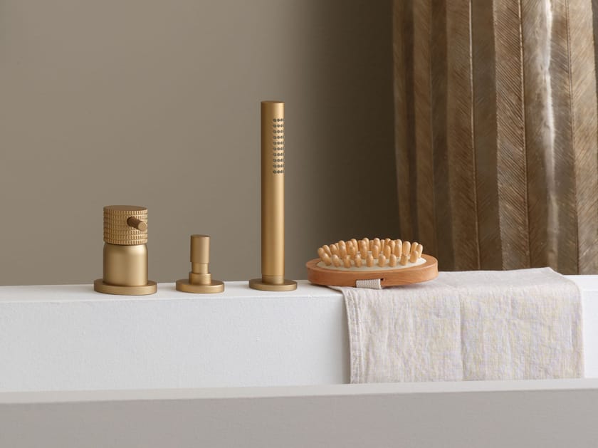 Смеситель для ванны с ручным душем Ritmonio диаметр 35 отпечатков пальцев ARCH-00028942