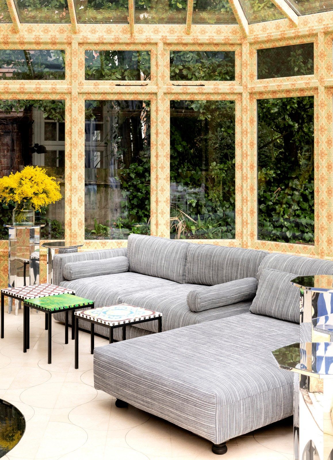 Тканевый диван с полуостровом MOROSO Salon Nana ARCH-00014690 - Вид №19