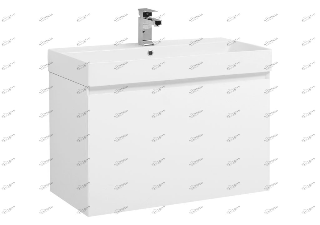 Тумба с раковиной Aquanet Йорк 85 белый 0020209200198208