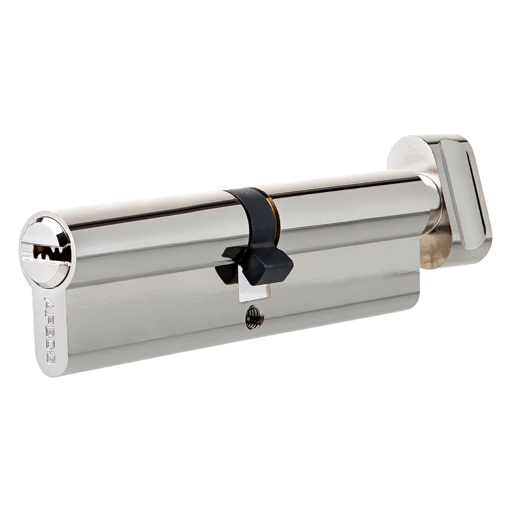 Цилиндр Apecs SM-110-C-NI, 55x55 мм, ключ/вертушка, цвет никель ЦИЛИНДР APECS SM-110-C-NI КЛ-ВЕРТ STLM-2085791