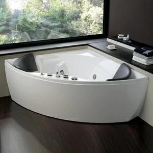 Ванна угловая с гидромассажем Meli 150 см