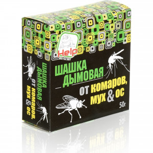 82735647 Шашка дымовая Help от комаров мух и ос инсектицидная 50 г