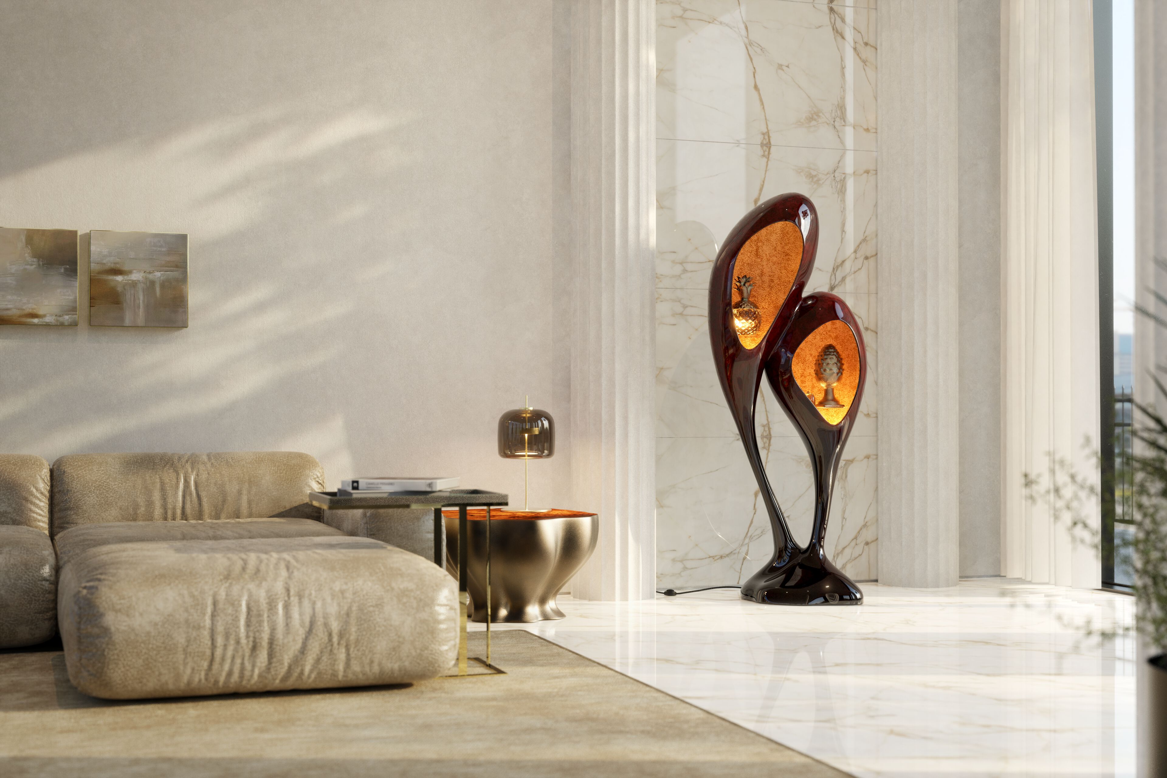 Витрина со встроенным освещением KARPA ORIGIN K4008 ARCH-00103701 - Вид №1