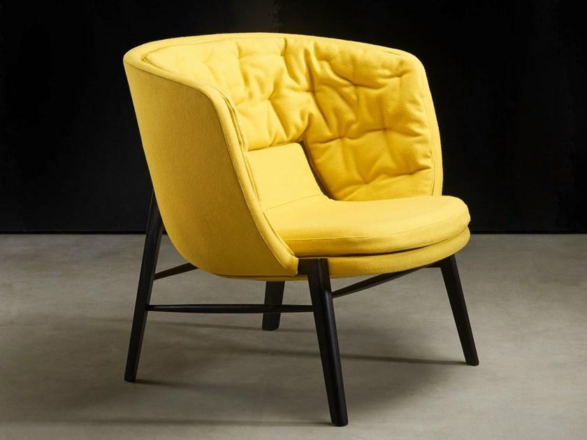 ROSSIN Мягкое кресло с подлокотниками Cleo wood sun-id-1458370 - Вид №2