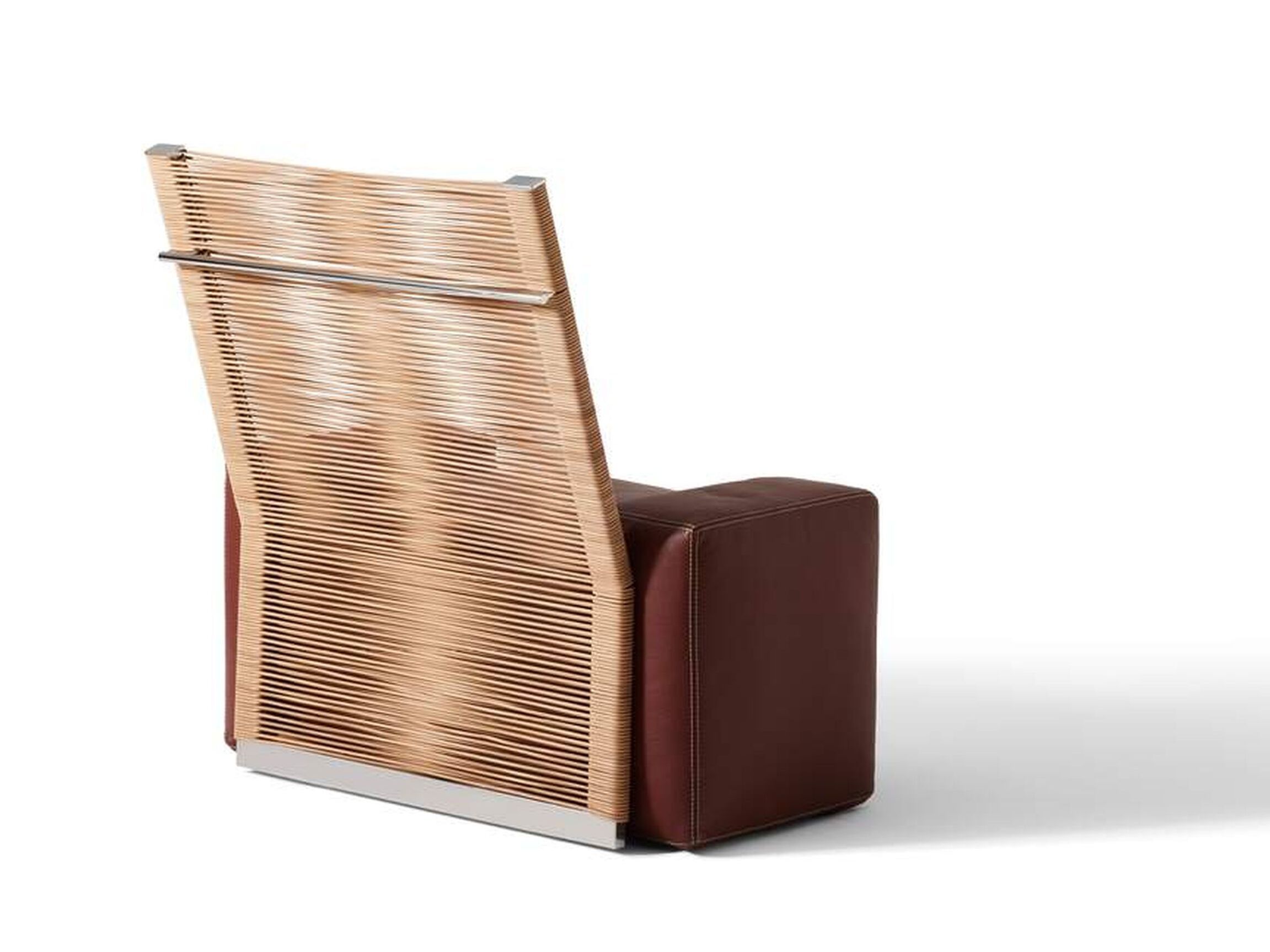 Мягкое кресло с плетеной спинкой и подлокотниками CASSINA SOMEWHERE EL - S ARCH-00118822 - Вид №3