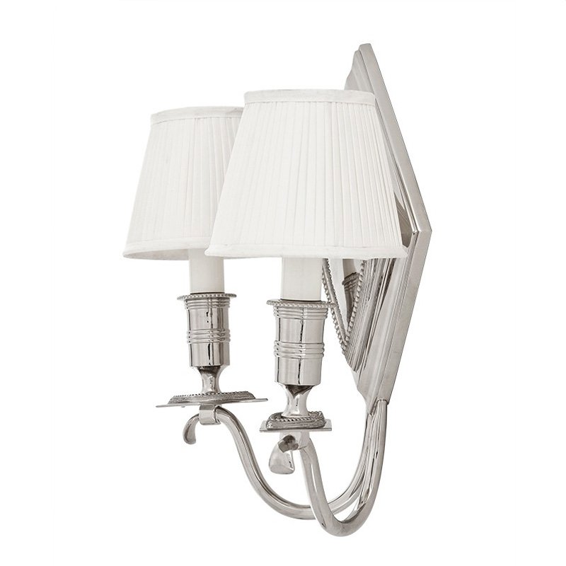 Бра 107913 от Eichholtz EICHHOLTZ  245466 Белый;никель  - Вид №1