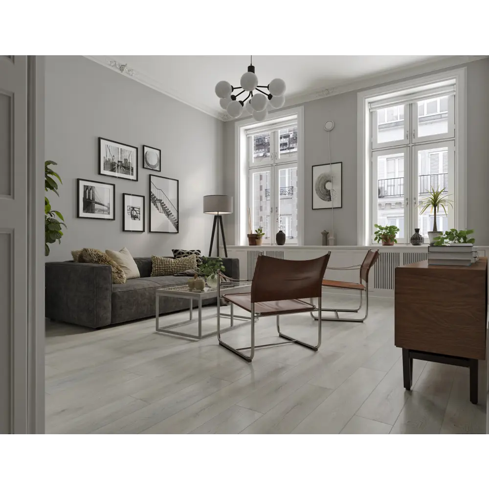 SPC плитка Natisston Дуб беленый 34 класс толщина 4 мм 2.232 м² 89436804 STLM-2188673  - Вид №6