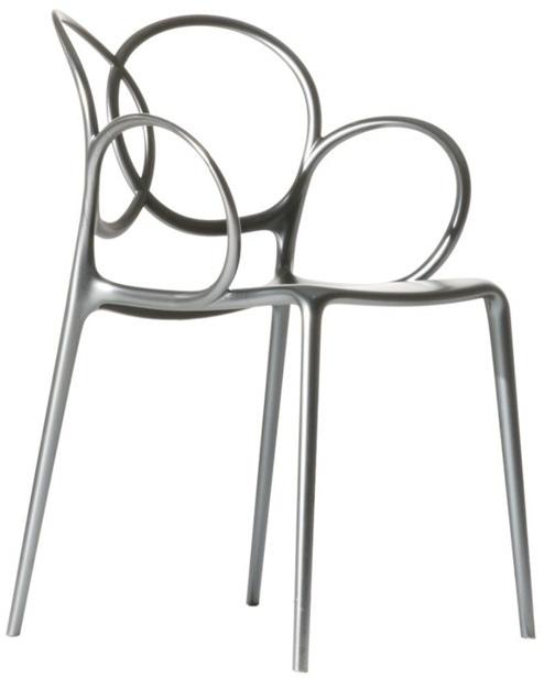 Driade Стул с подлокотниками из полипропилена с металлической отделкой Sissi sun-id-1412788 - Вид №1