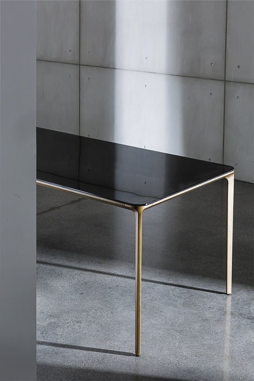 Прямоугольный стол из алюминия и стекла Sovet Italia ARCH-00043391 - Вид №4