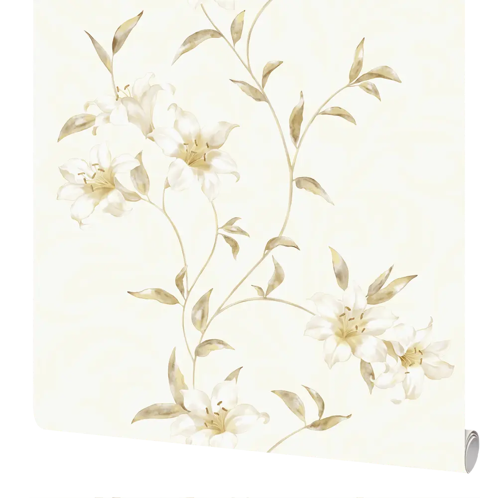 Обои бумажные Elysium Лилиана белые 0.53 м 27800 STLM-2155757