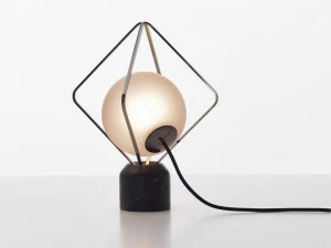 BROKIS Настольная лампа из мрамора и металла Jack o' lantern