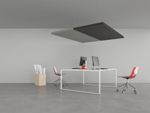 Состав звукопоглощающих панелей, подвешенных к потолку