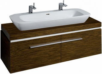 121620000 Подвесная раковина настенная овальная Keramag  белая  - Вид №2