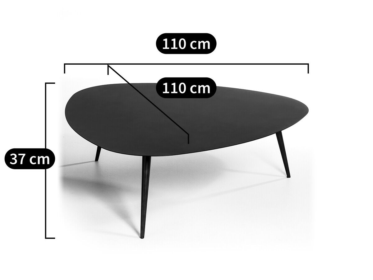 Низкий металлический журнальный столик AMPM THÉOLEINE ARCH-00031839 - Вид №6