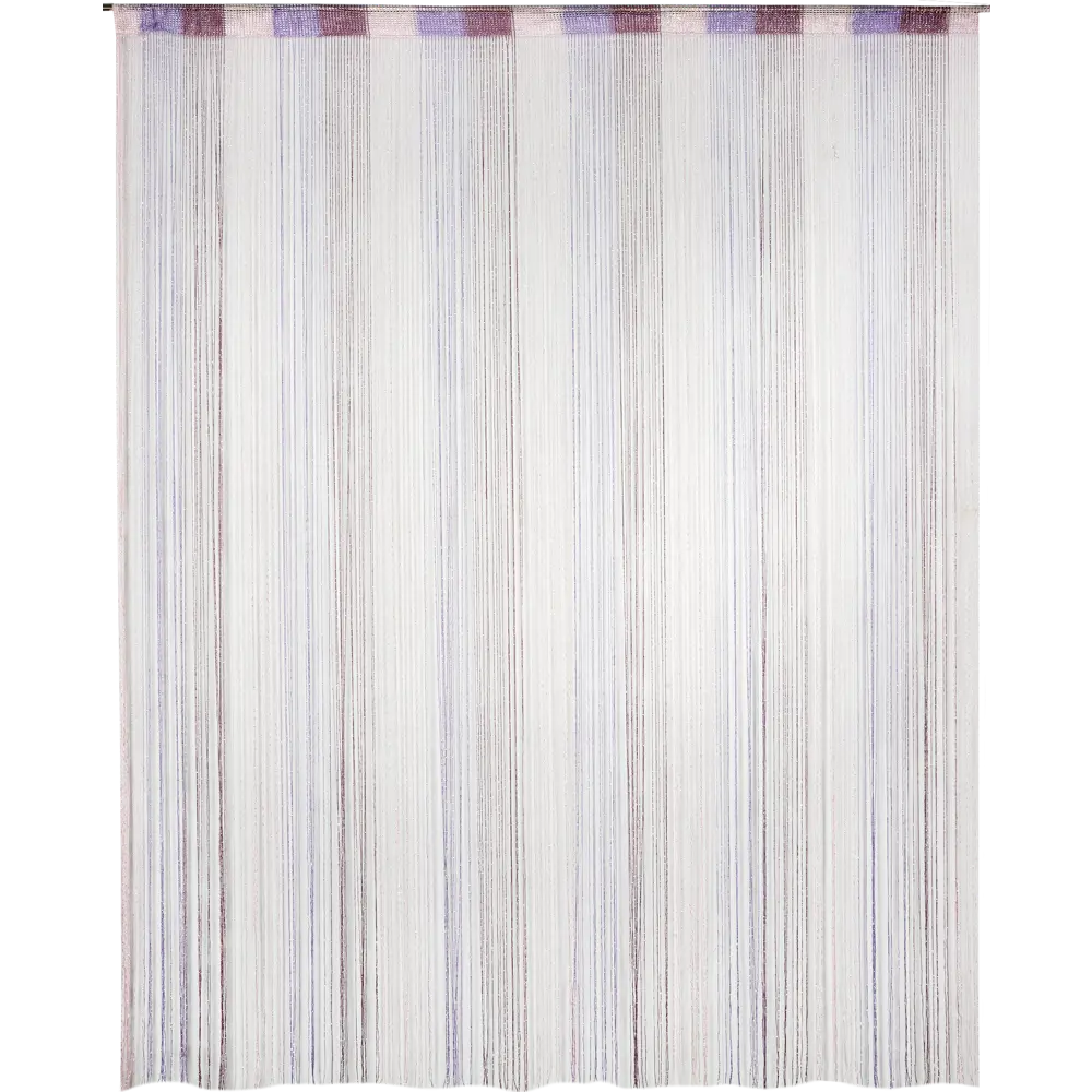 Штора нитяная Inspire «Шар», 300х280 см, цвет фиолетовый/серебристый STLM-2209873