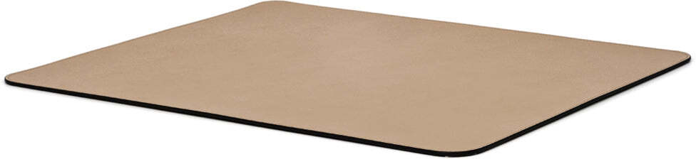 Прямоугольная подставка для столовых приборов с закругленными углами - 50x40 см / зернистая кожа_манго