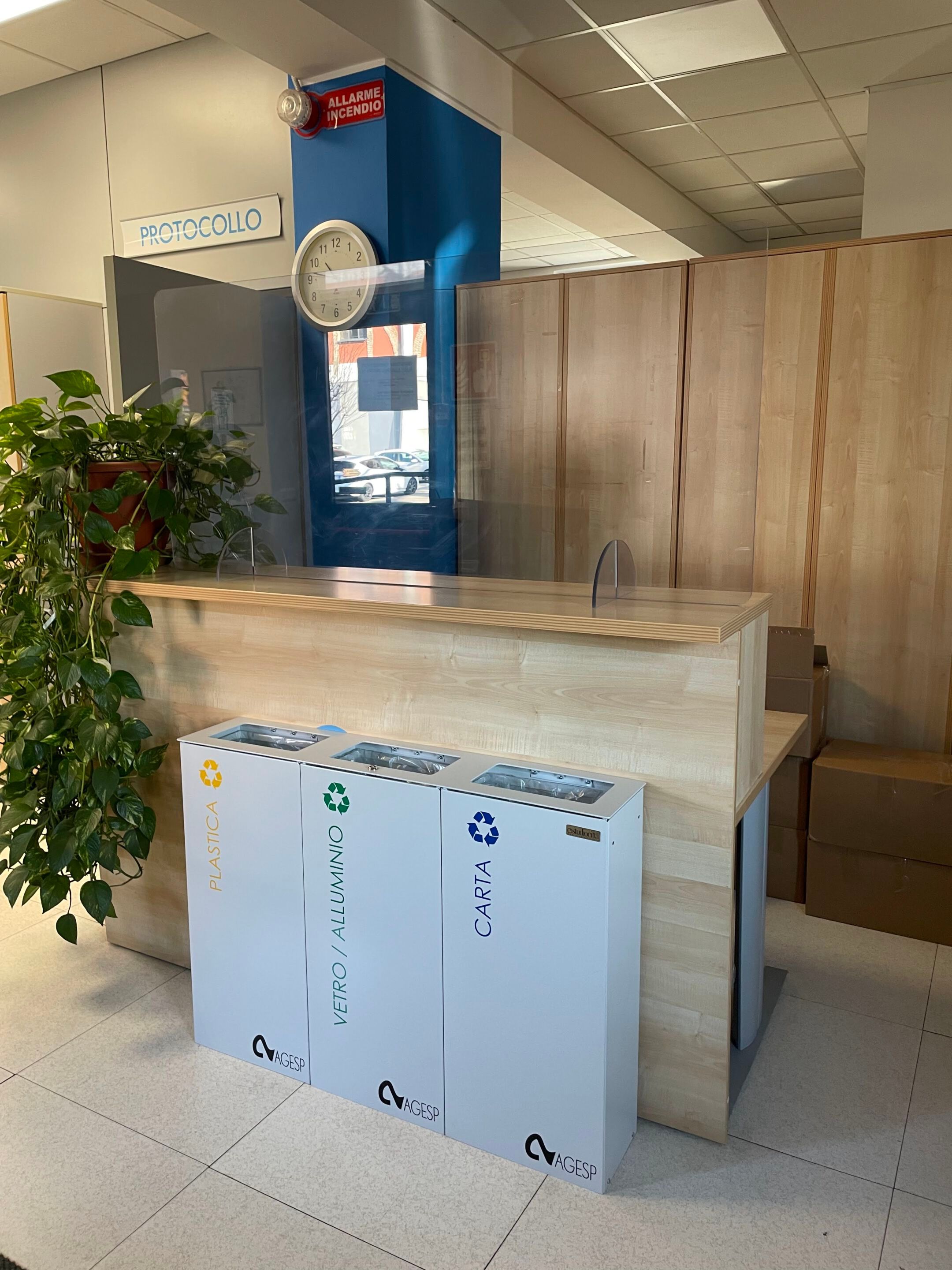 Стальная корзина для мусора для утилизации отходов Studio Città ECO BIN SLIM ARCH-00088129 - Вид №3