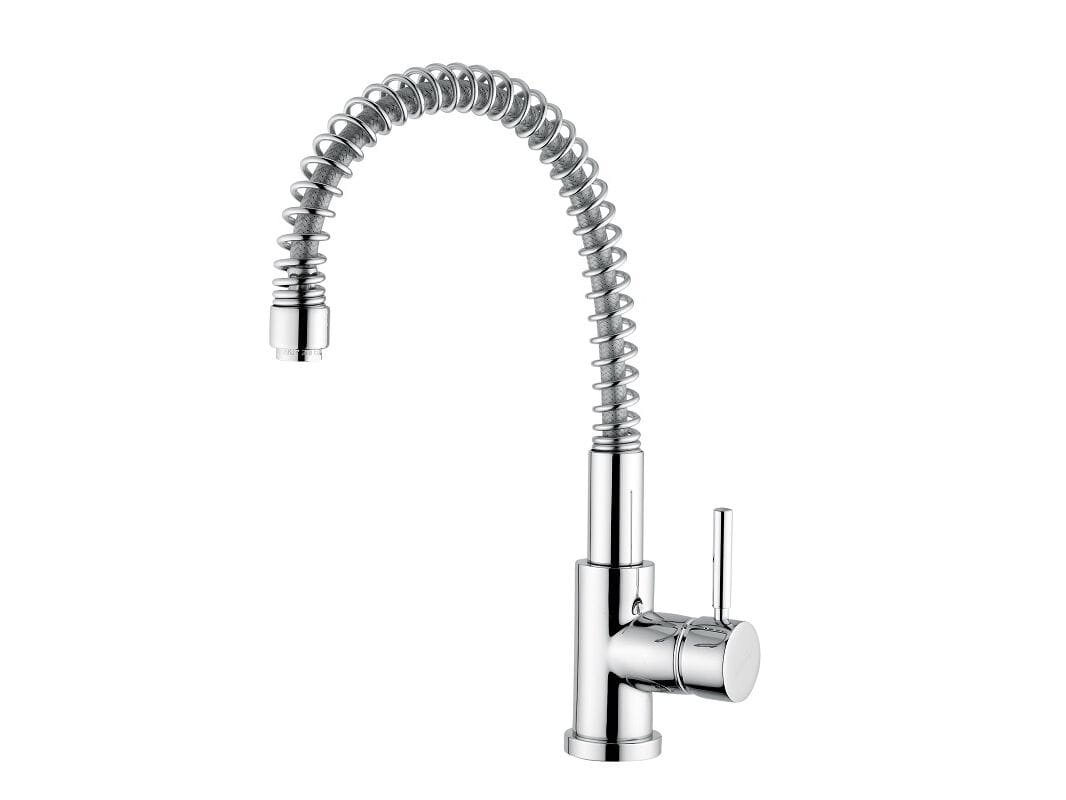 Смеситель для кухни из хромированной латуни со съемным ручным душем Bugnatese Kobuk ARCH-00053181 - Вид №1