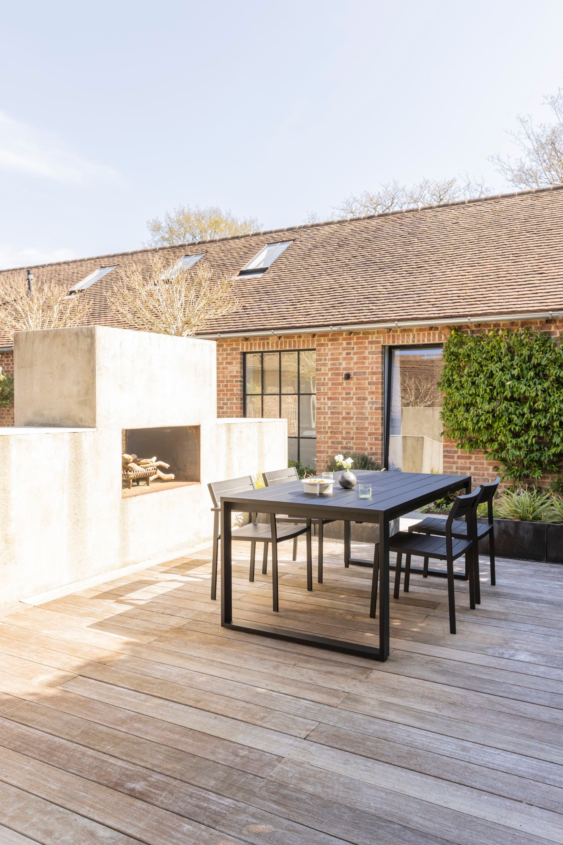 Алюминиевый прямоугольный выдвижной стол с порошковым покрытием Case Eos ARCH-00143156 - Вид №9