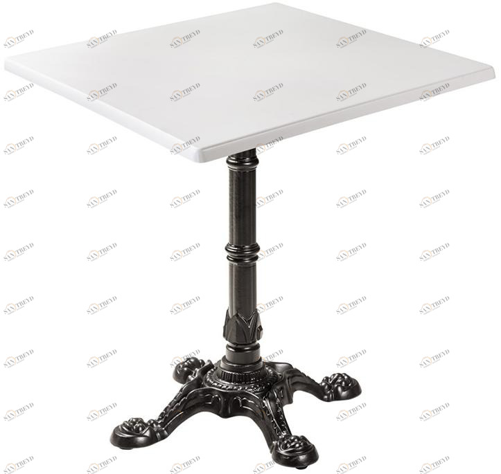 2596 Стол Bistrot 80*80 Белый R-HOME 940405+1705051pure_white