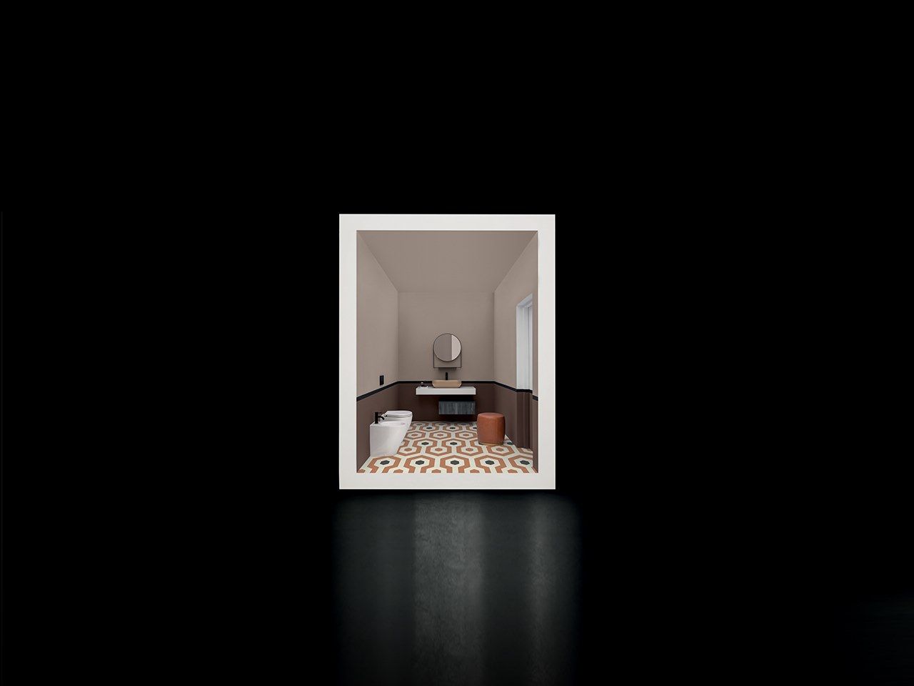 Напольное керамическое биде Axa Avani ARCH-00007153 - Вид №1