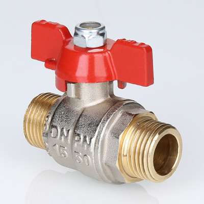 S.219.05 Кран шаровой ENOLGAS BASIC с ручкой «бабочкой» и наружной резьбой Valtec 3/4"  - Вид №5