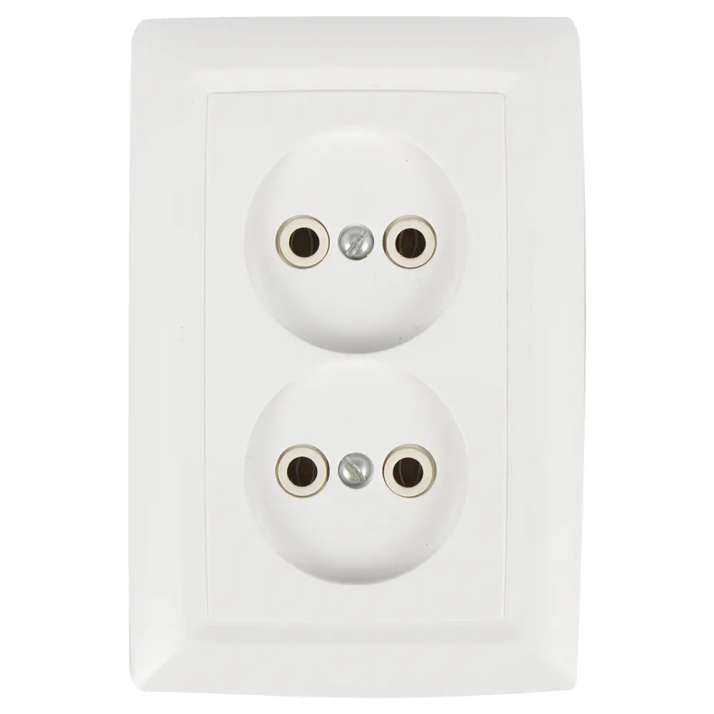 Розетка Reone 2-х постовая белая STLM-2182950