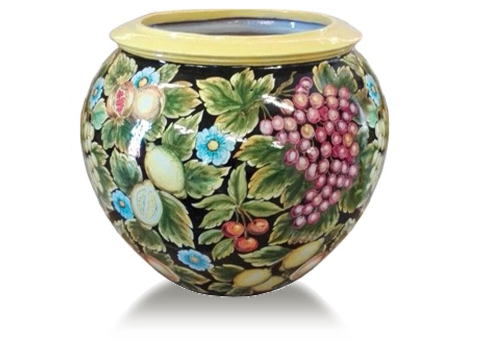 Терракотовый горшок Grandi Maioliche Ficola шаровые орки ARCH-00125686 - Вид №1