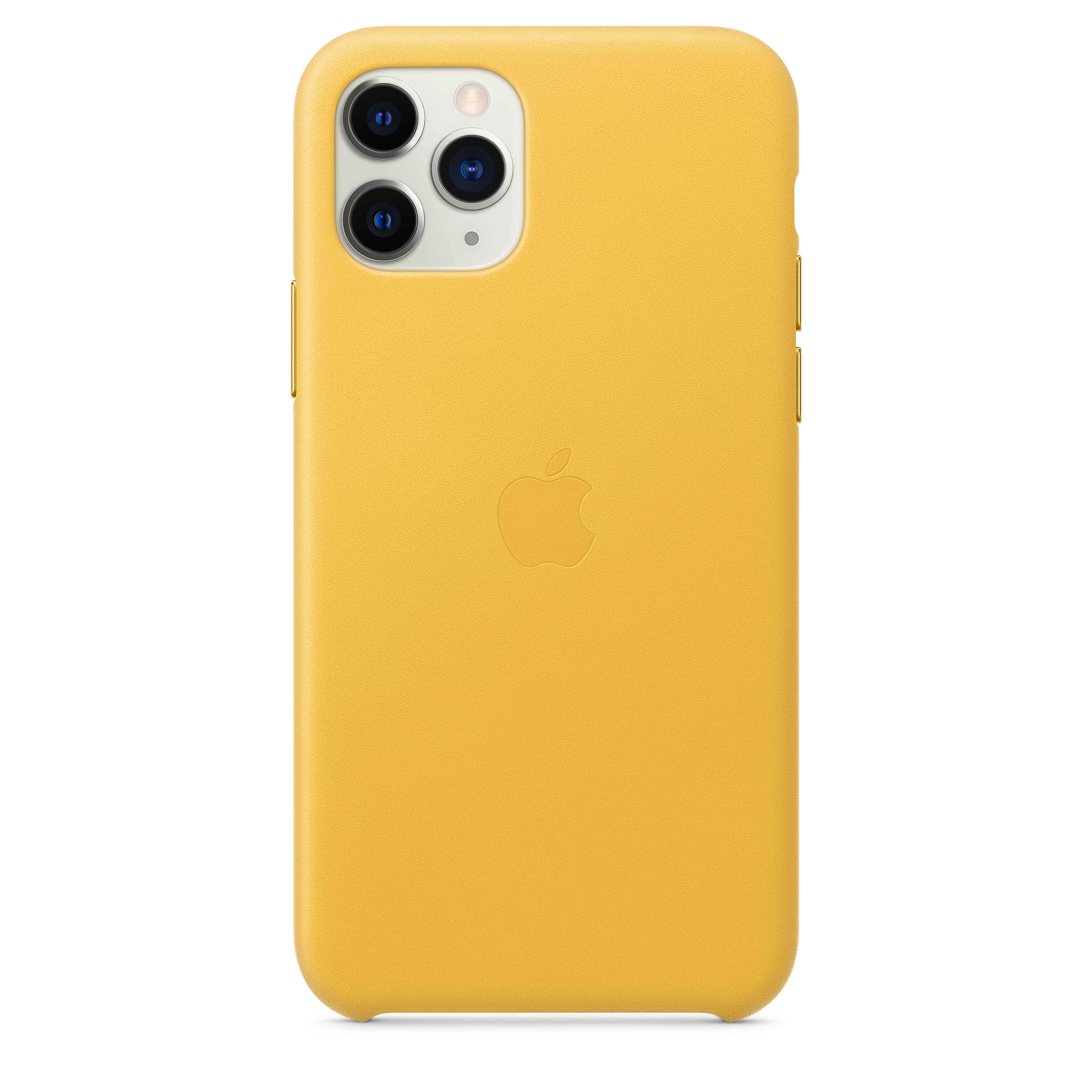 MWYA2ZM/A Iphone 11 pro leather case - meyer lemon Apple Santreyd  - Вид №1