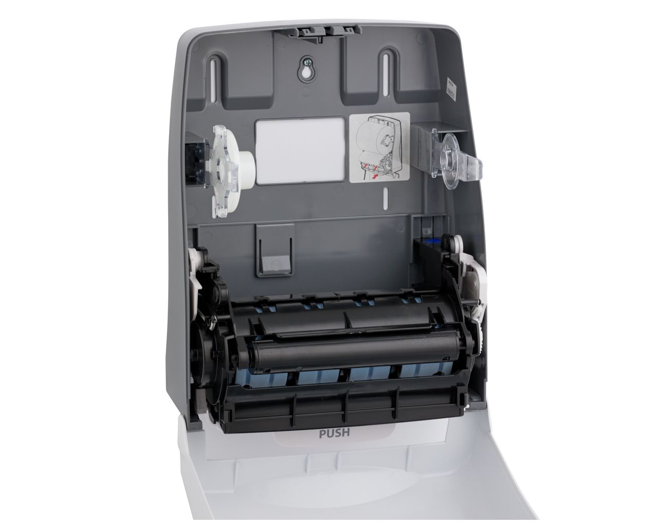 CEB301 ONE AUTOMATIC MAXI механический диспенсер для рулонов бумажных полотенец, АБС-пластик, белый Merida  - Вид №2