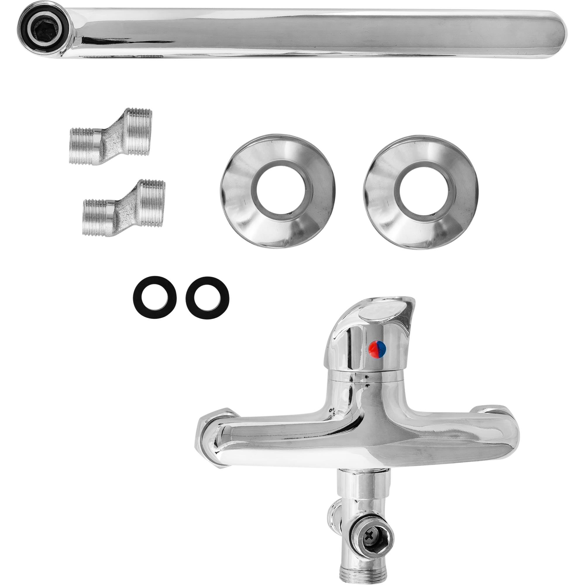 14839843 Смеситель для ванны Молот однорычажный цвет хром Соло Santreyd - Вид №2