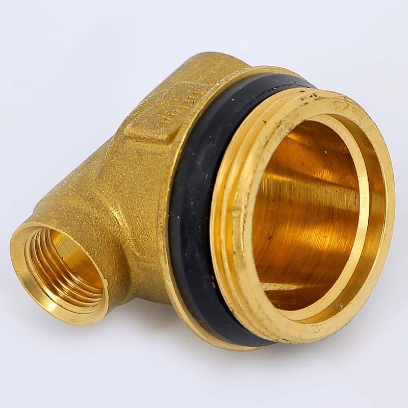 Концевик (тройник) для коллектора TIEMME 1/2"х1"1/4х3/8" 1950006 - Вид №1