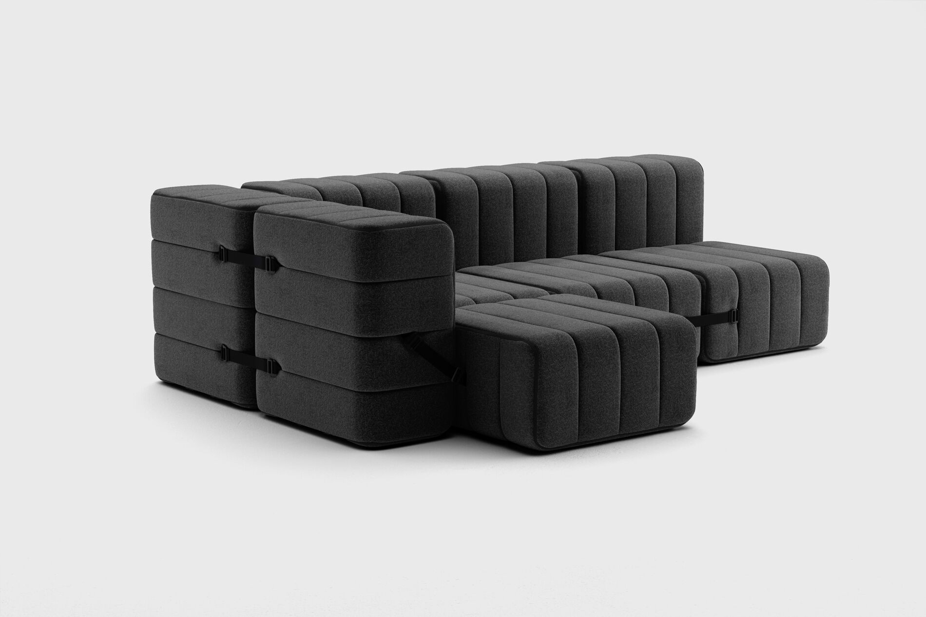 Модульный угловой диван из ткани AMBIVALENZ Curt ARCH-00061719 - Вид №41