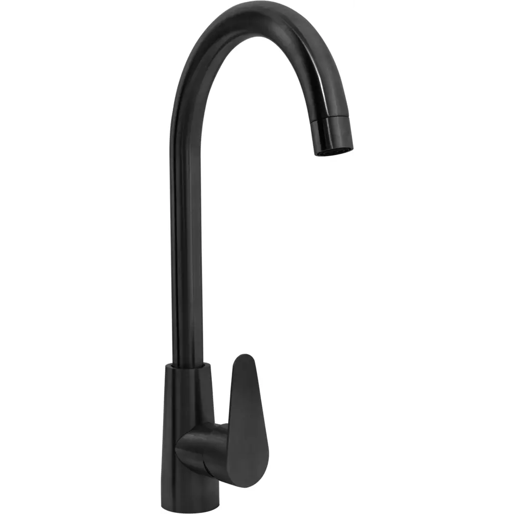Кухонный смеситель Delinia с поворотным изливом - черный элегантность 89347739 Шира STLM-0877781 - Вид №1