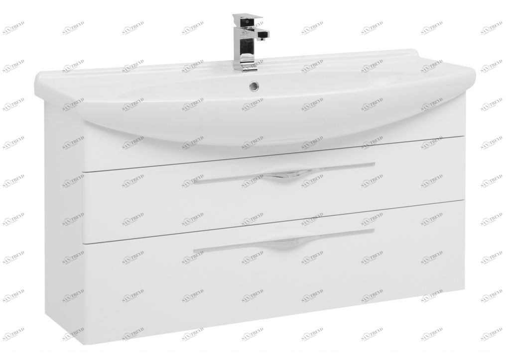 Тумба под раковину Aquanet Ирвин 120 белый sun-id-275366