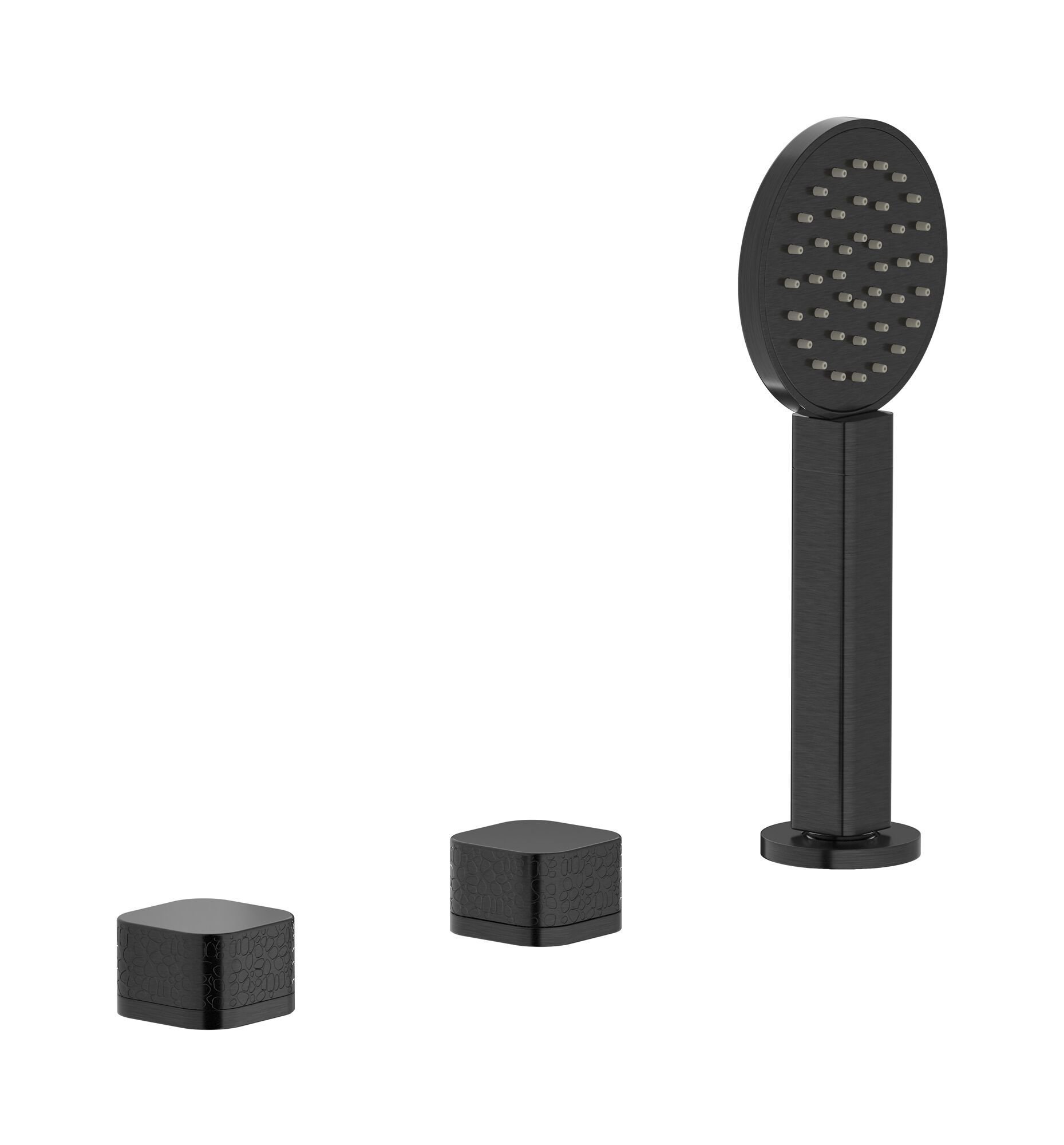 Встраиваемый смеситель для ванны с 3 отверстиями и ручным душем IB Elio ARCH-00084092 - Вид №15