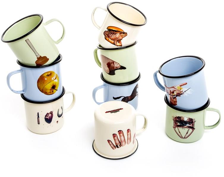 Seletti Кружка из эмалированного металла Seletti wears toiletpaper sun-id-1357291 - Вид №3