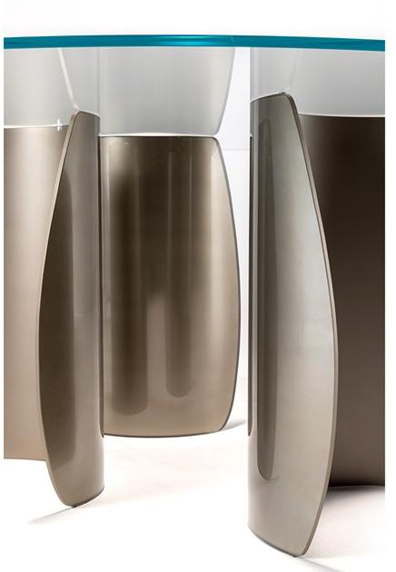 Reflex Круглый обеденный стол из стекла Petalo sun-id-1512957 - Вид №2