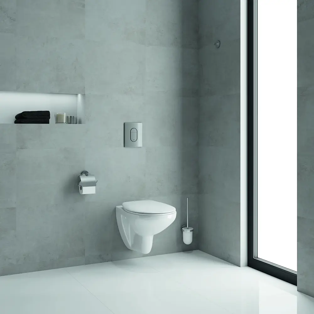 Комплект инсталляция Grohe Solido 5в1 39418000 с унитазом безободковым и кнопкой 81933256 STLM-2140308 - Вид №9
