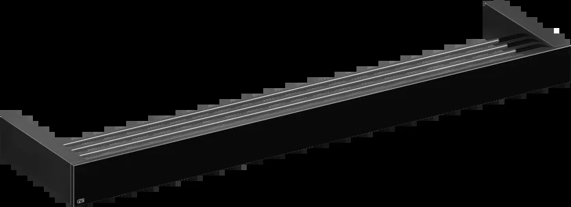 Полка 20949 706 Gessi Rettangolo k ЧЕРНЫЙ МЕТАЛЛ PVD