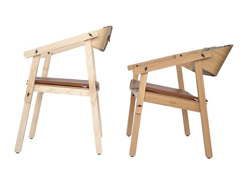 Дубовое кресло с мягким сиденьем Askia Atelier Lounge ARCH-00037318 - Вид №3