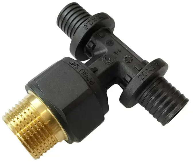 90865608 Тройник комбинированный Varmega 3/4"x20 мм НР полифенилсульфон STLM-0415132