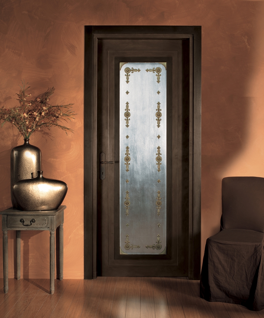 C1 Tifernoit Дверь покрыта сусальным серебром Porte  - Вид №1