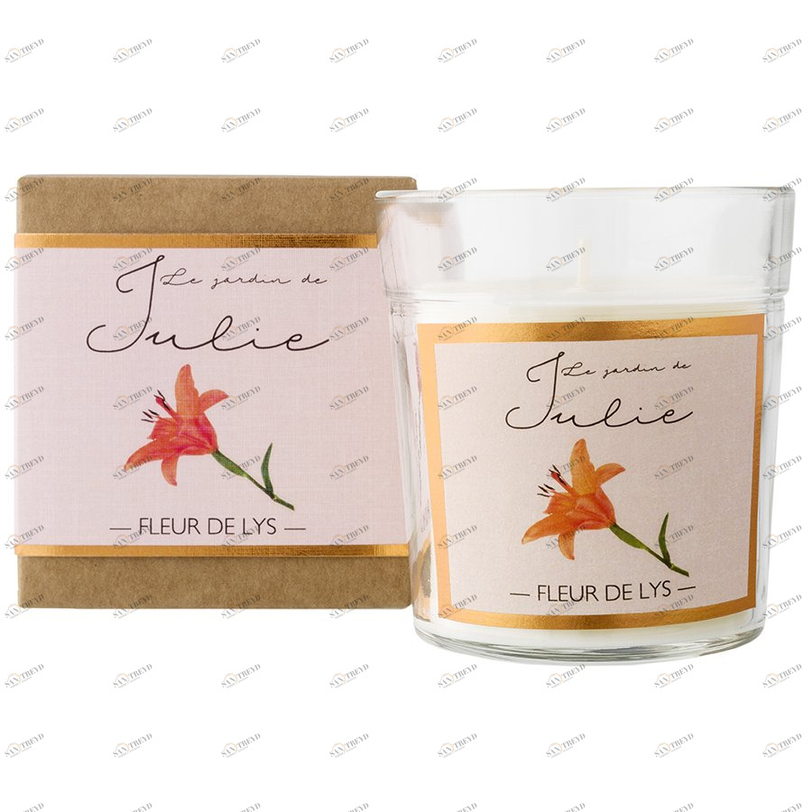 Свеча ароматическая "Лилия" Le Jardin De Julie AMBIENTAIR  00-3880955 Белый 